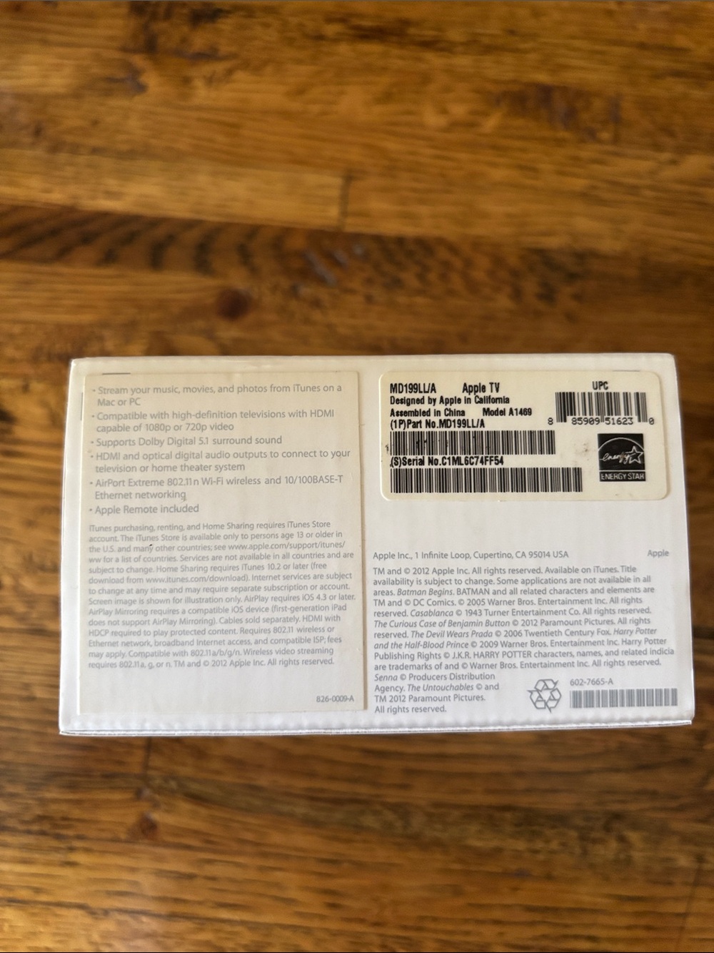 Apple TV White Media Streamer — Apple